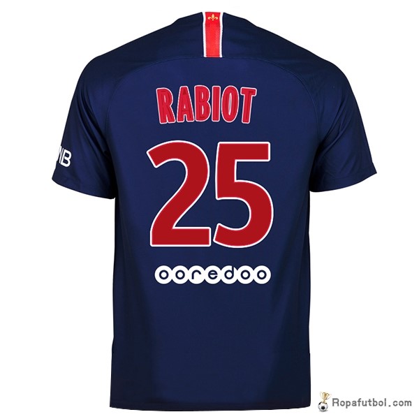 Camiseta Paris Saint Germain Replica Primera Ropa Rabiot 2018/19 Azul